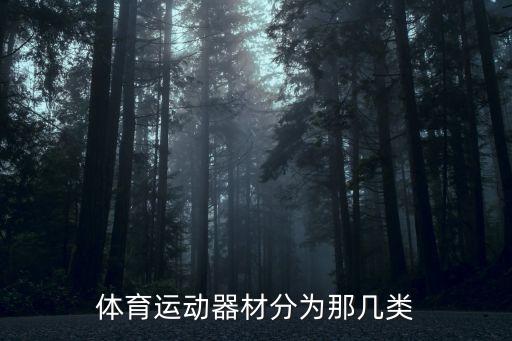 体育运动器材分为那几类