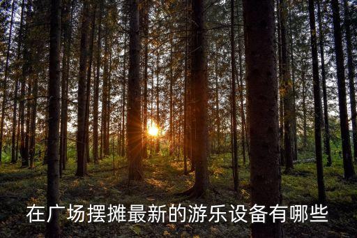 在广场摆摊最新的游乐设备有哪些