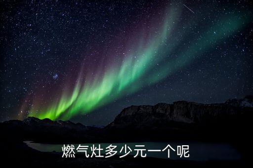 燃气灶多少元一个呢