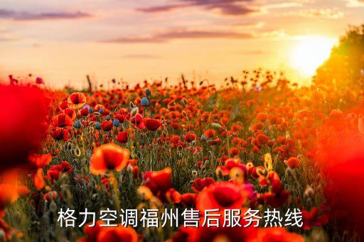 格力空调福州售后服务热线