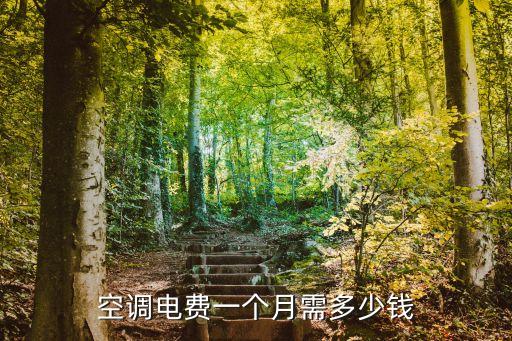 空调电费一个月需多少钱