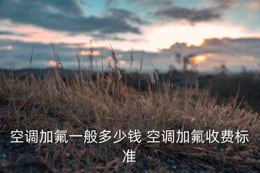 三菱空调装氟多少钱，空调加氟收费标准一般是多少钱
