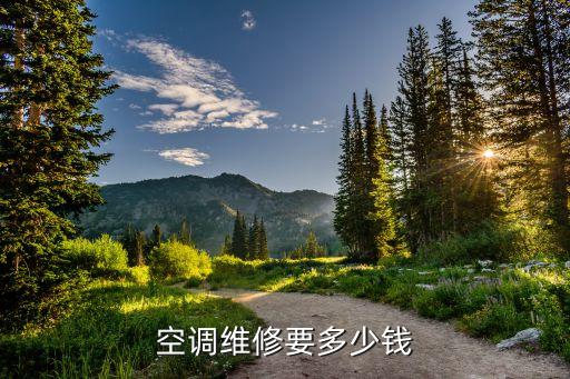 空调维修要多少钱