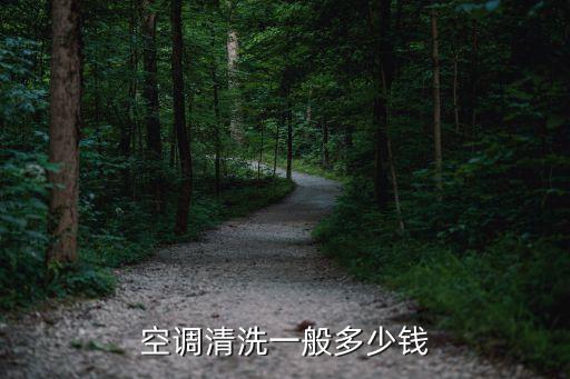 空调清洗一般多少钱