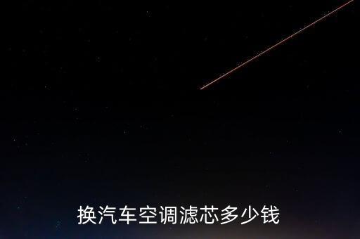 换汽车空调滤芯多少钱