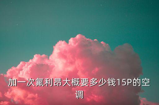 加一次氟利昂大概要多少钱15P的空调