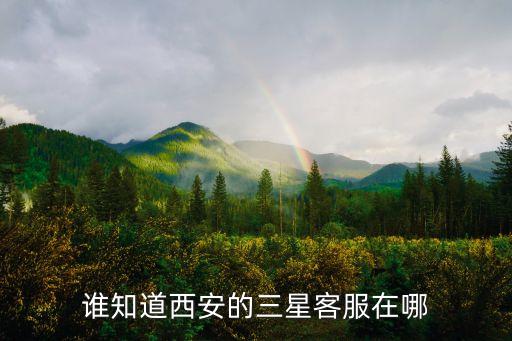 谁知道西安的三星客服在哪