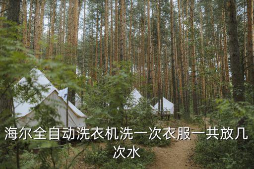海尔全自动洗衣机洗一次衣服一共放几次水