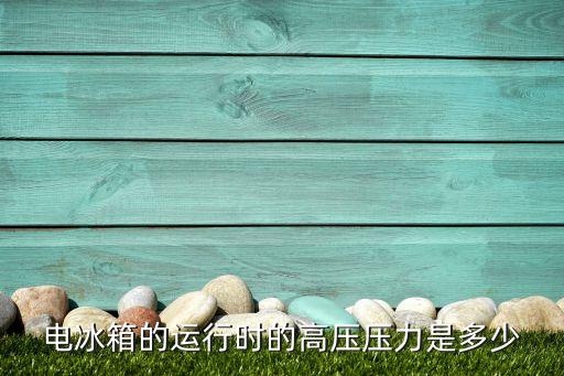 电冰箱工作高低压多少，冰箱R22雪种的工作压力高压低压
