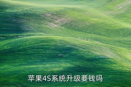 苹果4s手机升级多少钱，苹果4s最新系统多少钱