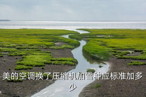 美的空调换了压缩机加雪种应标准加多少