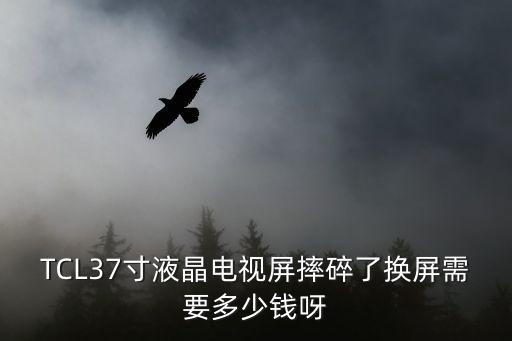 TCL37寸液晶电视屏摔碎了换屏需要多少钱呀