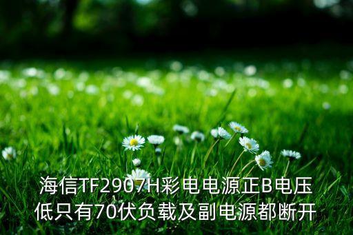 海信2977 b电压是多少，海信hisense hdp2967B电压是多少