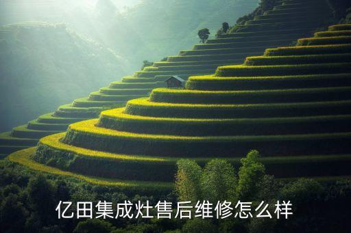 亿田集成灶售后维修怎么样