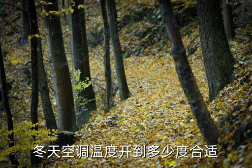 冬天空调温度开到多少度合适