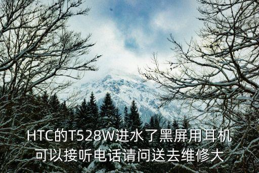 HTC的T528W进水了黑屏用耳机可以接听电话请问送去维修大