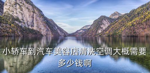 小轿车到汽车美容店清洗空调大概需要多少钱啊