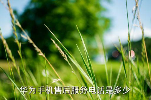 华为手机售后服务电话是多少