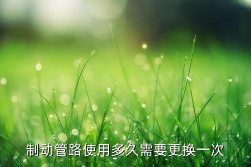 制动软管更换要多久，燃气灶的软管要多久换一次