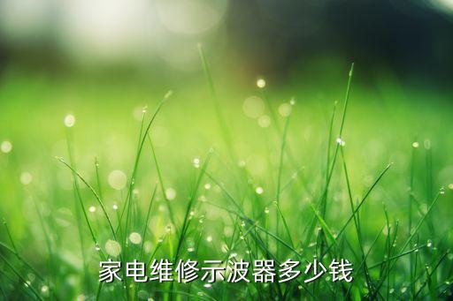 维修用的示波器多少钱，手机维修用到示波器一个要多少钱