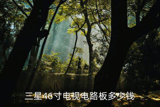 三星46寸电视电路板多少钱