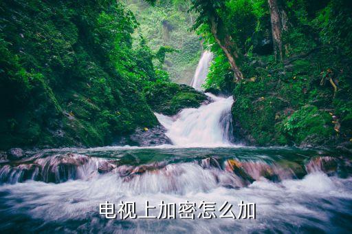 电视上加密怎么加