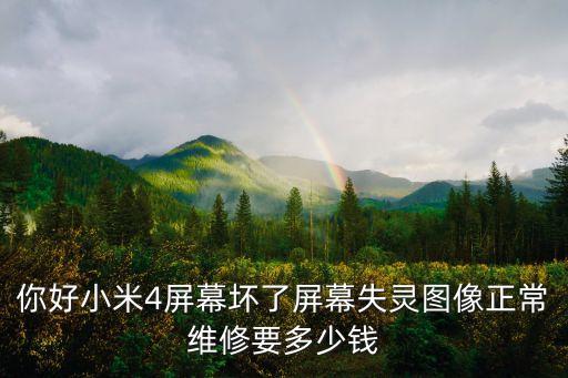 你好小米4屏幕坏了屏幕失灵图像正常维修要多少钱