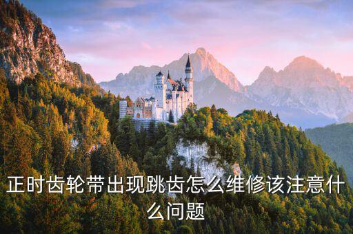 正时齿轮带出现跳齿怎么维修该注意什么问题
