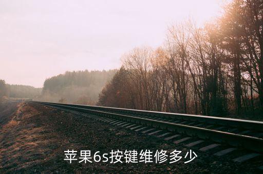 苹果6s按键维修多少