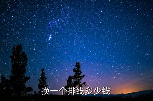 换一个排线多少钱