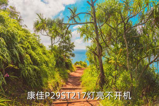 康佳P29ST217灯亮不开机