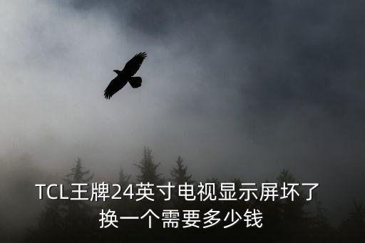 TCL王牌24英寸电视显示屏坏了 换一个需要多少钱