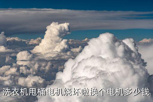 洗衣机甩桶电机多少钱，洗衣机甩桶电机烧坏啦换个电机多少钱
