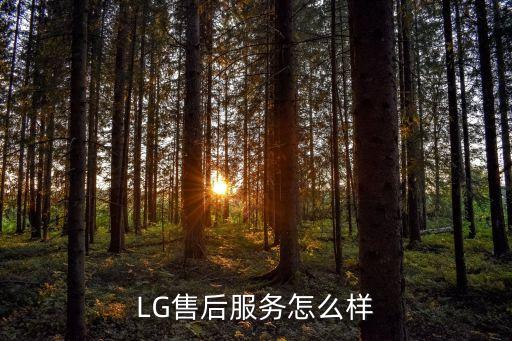 LG售后服务怎么样