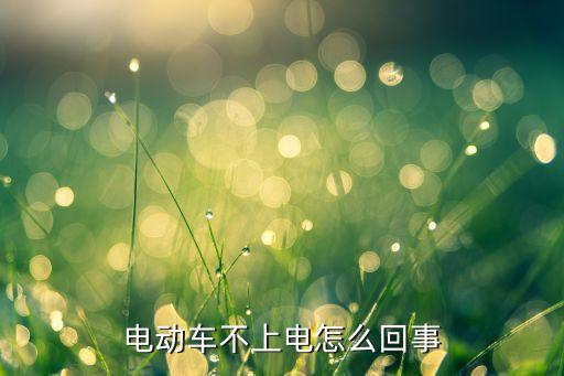 电动车不上电怎么回事