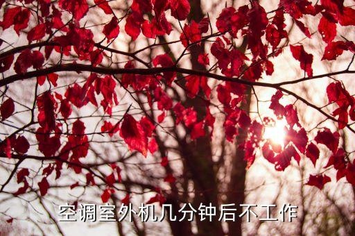 空调室外机几分钟后不工作