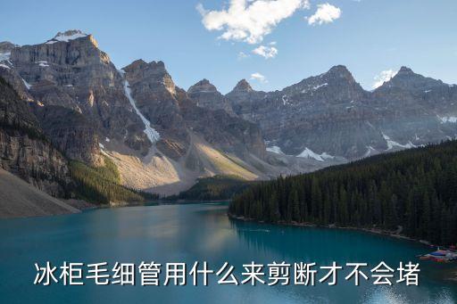 冰柜毛细管用什么来剪断才不会堵