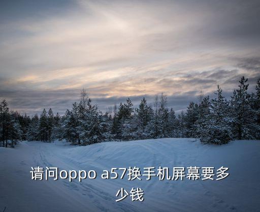 请问oppo a57换手机屏幕要多少钱