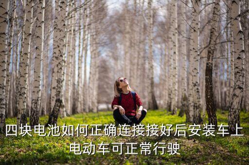 电动车4个电瓶怎么接线，请问12v的电动车蓄电池有4个怎么串联