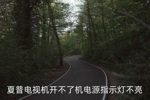 电视机开关指示灯不亮了怎么办，电视机电源灯不亮