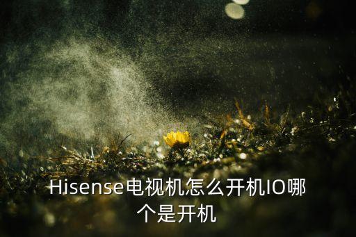Hisense电视机怎么开机IO哪个是开机
