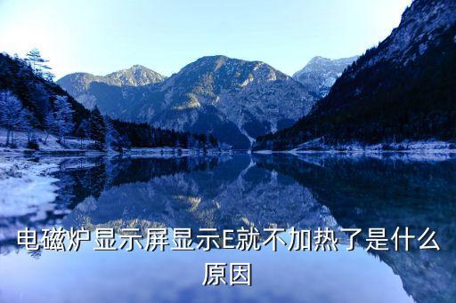 电磁炉出现EF是怎么回事，电磁炉显示屏显示E就不加热了是什么原因