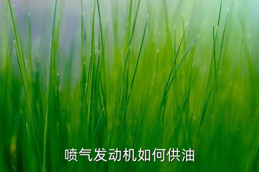 喷气发动机如何供油