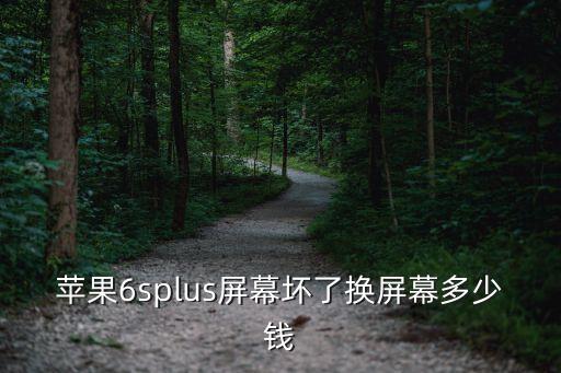 苹果6splus屏幕坏了换屏幕多少钱