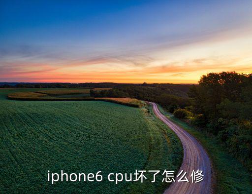 iphone6 cpu坏了怎么修