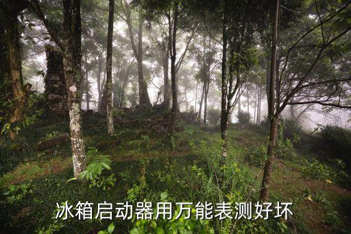 冰箱启动器用万能表测好坏