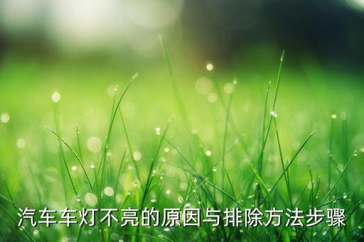 审车车灯不亮怎么办，年审灯光不够亮有什么办法解决