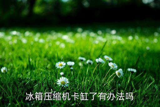 冰箱压缩机卡缸了有办法吗