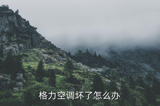 格力空调坏了怎么办