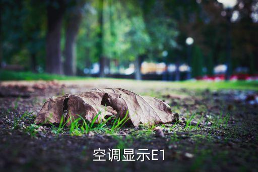 空调显示E1